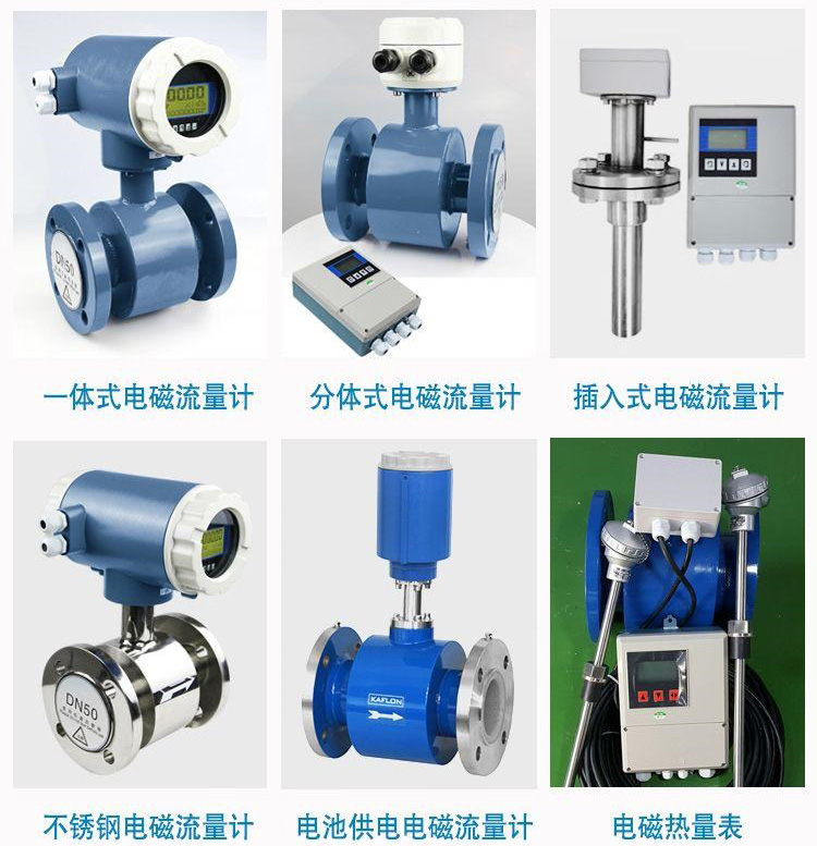 分體式管道流量計產品分類圖